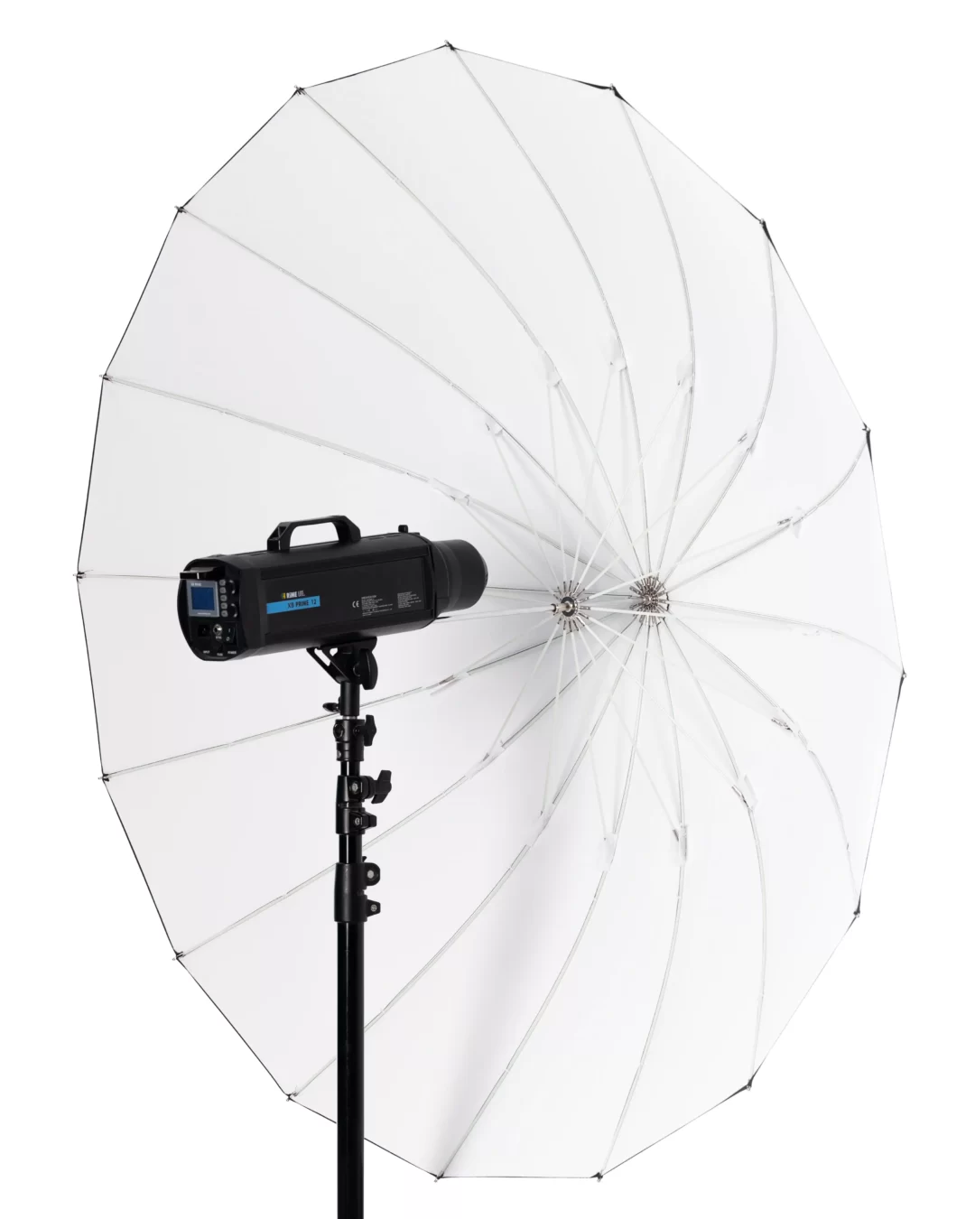 AriesX Lux Parabolic Umbrella White 150cm